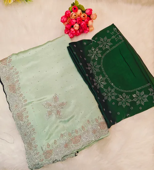 DESIGNER SAREE WITH WORK BLOUSE DS16